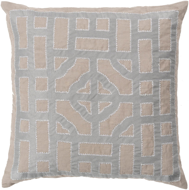 Surya Chinese Gate LD-050 18"H x 18"W Pillow Cover