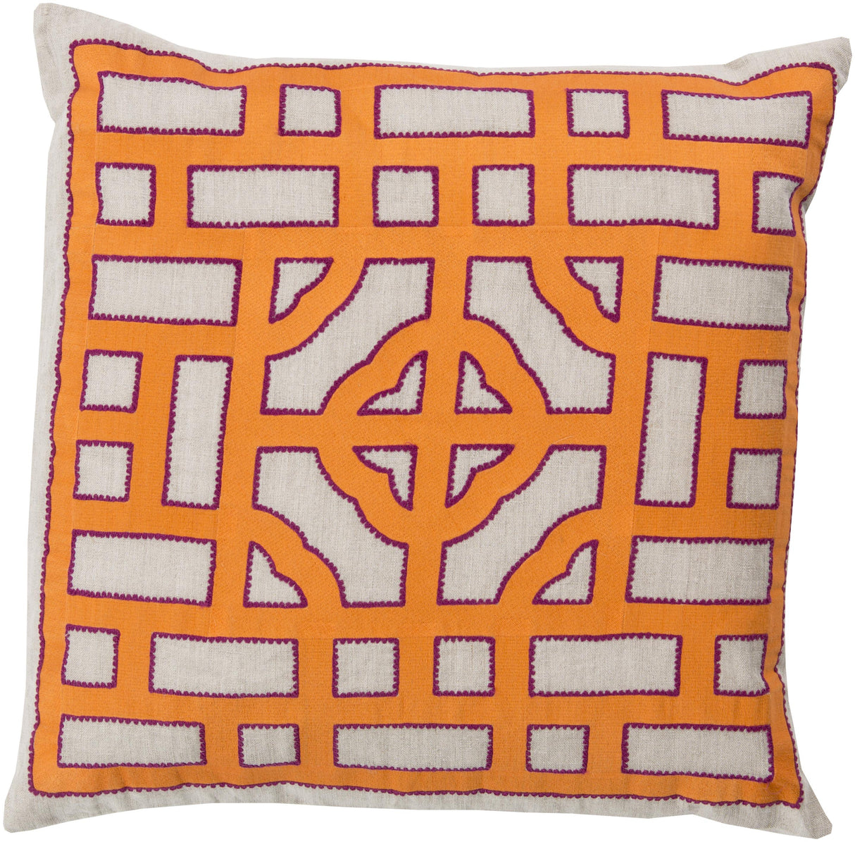 Surya Chinese Gate LD-051 22"H x 22"W Pillow Kit