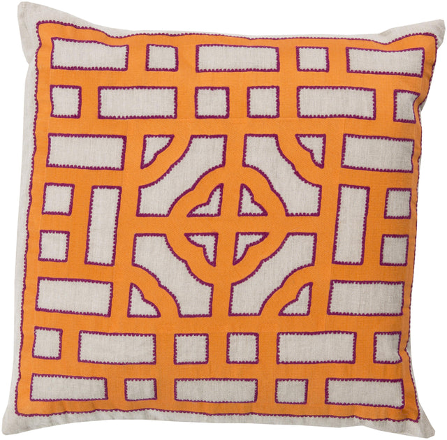 Surya Chinese Gate LD-051 22"H x 22"W Pillow Kit