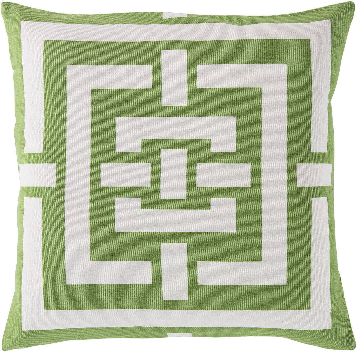Surya Circles & Squares FB-004 20"H x 20"W Pillow Cover