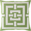 Surya Circles & Squares FB-004 20"H x 20"W Pillow Cover