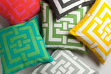 Surya Circles & Squares FB-006 20"L x 20"W Pillow