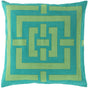 Surya Circles & Squares FB-006 20"H x 20"W Pillow Kit