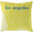 Surya City Maps SY-016 18"H x 18"W Pillow Kit