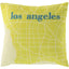 Surya City Maps SY-016 18"H x 18"W Pillow Kit