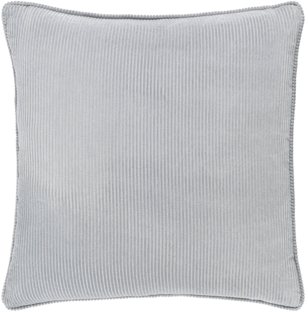 Surya Corduroy CDR-001 Light Gray 18"H x 18"W Pillow Cover