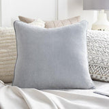 Surya Corduroy CDR-001 Light Gray 18"H x 18"W Pillow Cover