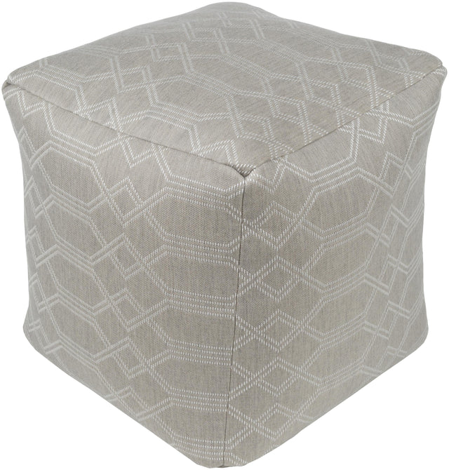 Surya Crissy CSPF-001 18"H x 18"W x 18"D Pouf