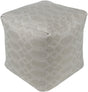 Surya Crissy CSPF-001 18"H x 18"W x 18"D Pouf