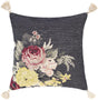 Surya Daphne DPH-001 Burgundy Cream 20"H x 20"W Pillow Cover
