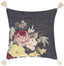 Surya Daphne DPH-001 Burgundy Cream 20"H x 20"W Pillow Kit