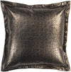 Surya Decorative Pillows Aco-401 Black Metallic Gold 22