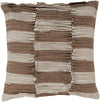 Surya Decorative Pillows Ar-017 Dark Brown Taupe 18