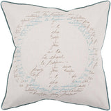 Surya Decorative Pillows JS-050 22"L x 22"W Accent Pillow