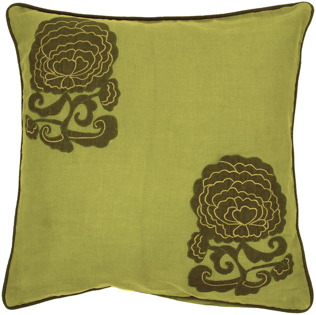 Surya Decorative Pillows P-0111 22"L x 22"W Accent Pillow