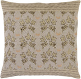 Surya Decorative Pillows SI-2013 18"L x 18"W Accent Pillow
