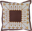 Surya Decorative Pillows SI-2014 18"L x 18"W Accent Pillow