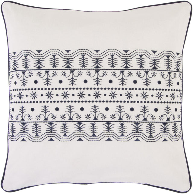 Surya Decorative Pillows SI-2019 18"L x 18"W Accent Pillow
