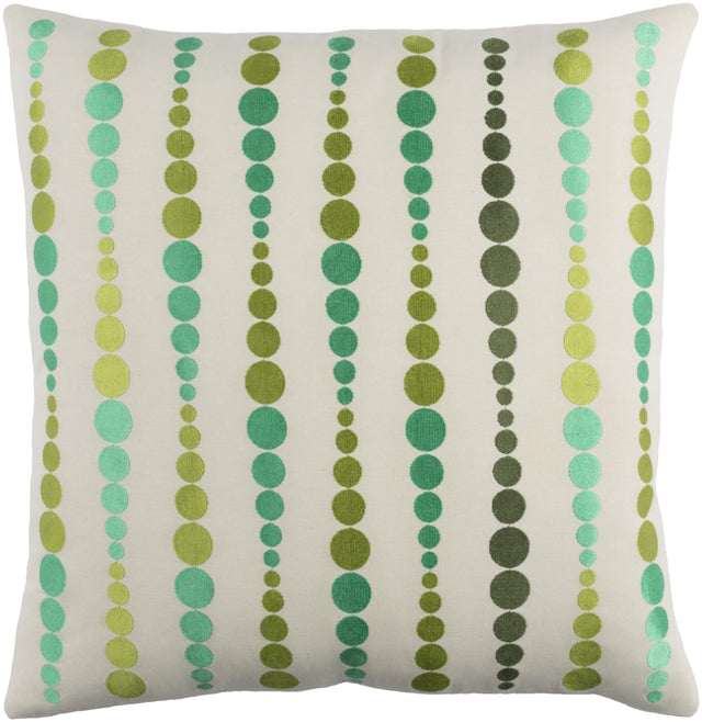 Surya Dewdrop DE-003 20"H x 20"W Pillow Cover