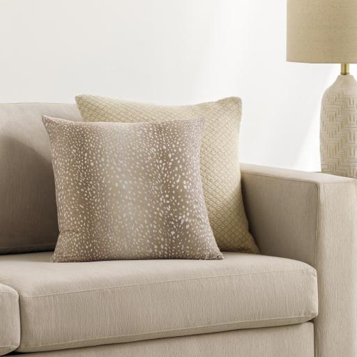 Surya Doe DOE-002 Cream Tan 20"H x 20"W Pillow Kit