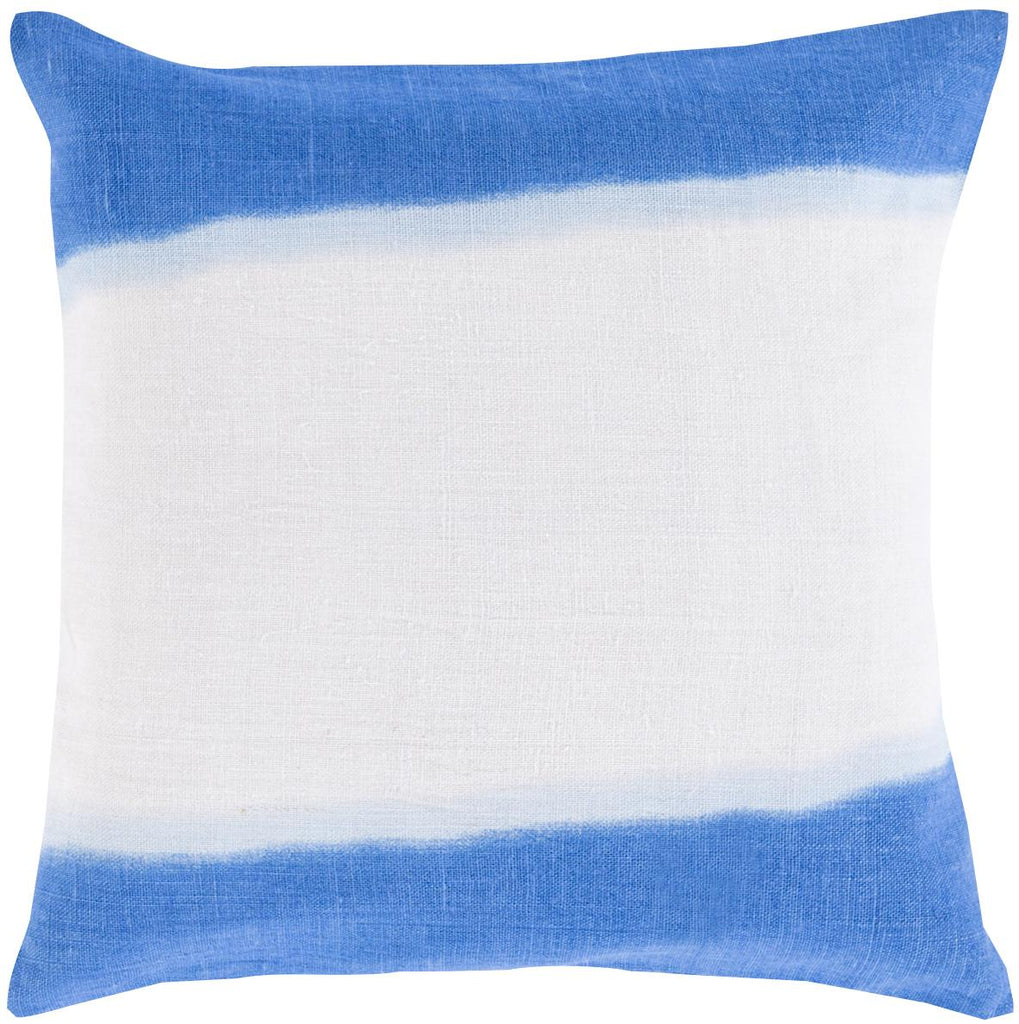 Surya Double Dip DD-002 Blue Light Blue 18"H x 18"W Pillow Cover