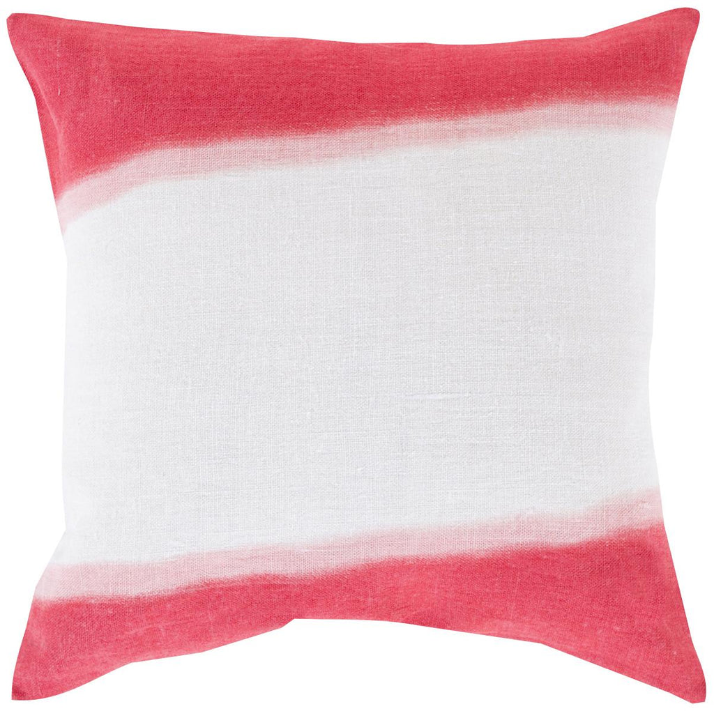 Surya Double Dip DD-004 Light Gray Light Pink 18"H x 18"W Pillow Cover