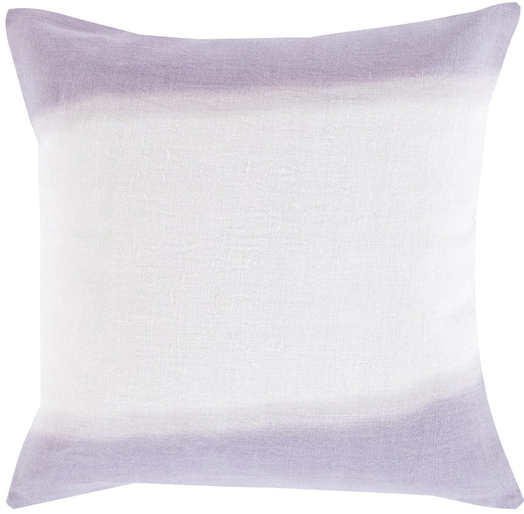 Surya Double Dip DD-007 Lavender Light Gray 18"H x 18"W Pillow Cover