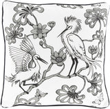 Surya Egrets FBE-003 20"H x 20"W Pillow Cover