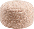Surya Entwined EDPF-001 12"H x 18"W x 18"D Pouf