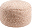 Surya Entwined EDPF-001 12"H x 18"W x 18"D Pouf
