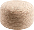 Surya Entwined EDPF-004 12"H x 18"W x 18"D Pouf