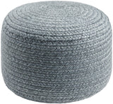Surya Entwined EDPF-005 12"H x 18"W x 18"D Pouf