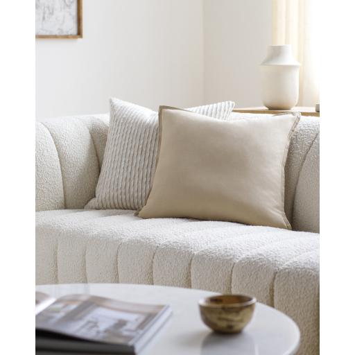 Surya Ethel ETL-001 Tan 20"H x 20"W Pillow Kit