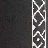 Surya Ethiopia ETPA-7224 Black Ivory 18"H x 18"W Pillow Cover