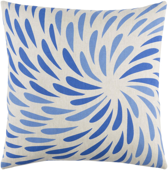 Surya Eye of the Storm ES-005 22"H x 22"W Pillow Cover
