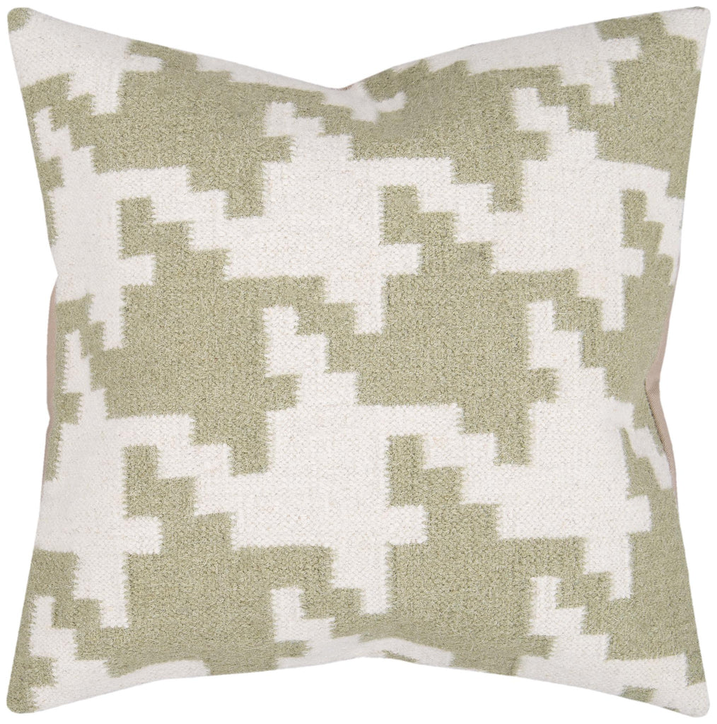 Surya Fallon FA-028 Ivory Olive 20"H x 20"W Pillow Cover