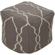 Surya Fallon POUF-24 18"H x 18"W x 18"D Pouf