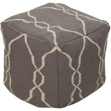 Surya Fallon POUF-24 18"H x 18"W x 18"D Pouf