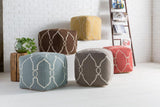 Surya Fallon POUF-24 18"H x 18"W x 18"D Pouf