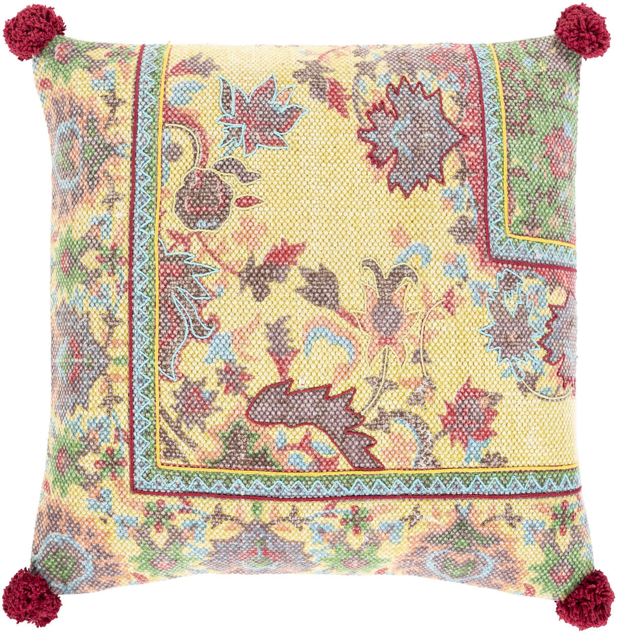 Surya Francesca FNE-001 20"H x 20"W Pillow Kit
