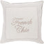 Surya French Chic FRC-002 18"H x 18"W Pillow Kit