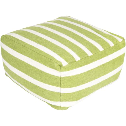Surya Frontier POUF-163 13"H x 24"W x 24"D Pouf