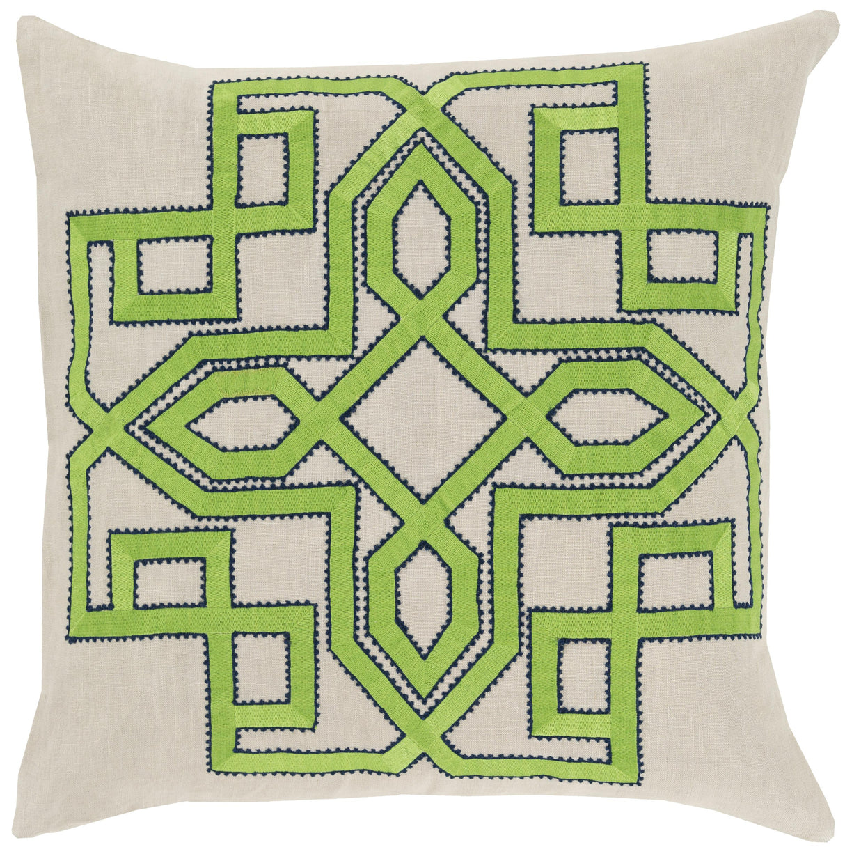 Surya Gatsby GLD-006 18"H x 18"W Pillow Kit
