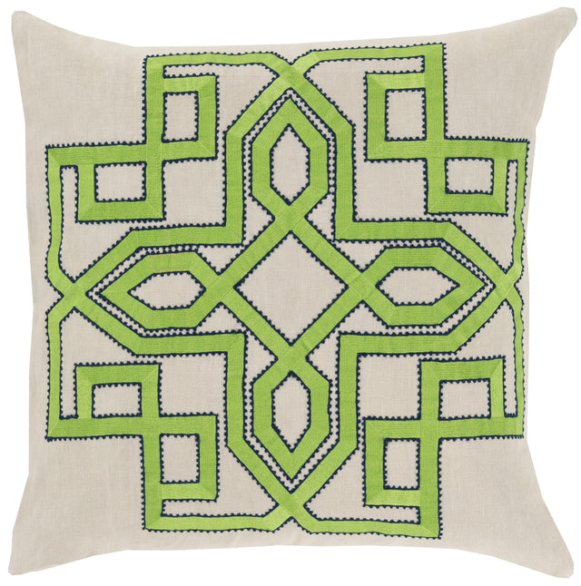 Surya Gatsby GLD-006 18"H x 18"W Pillow Kit