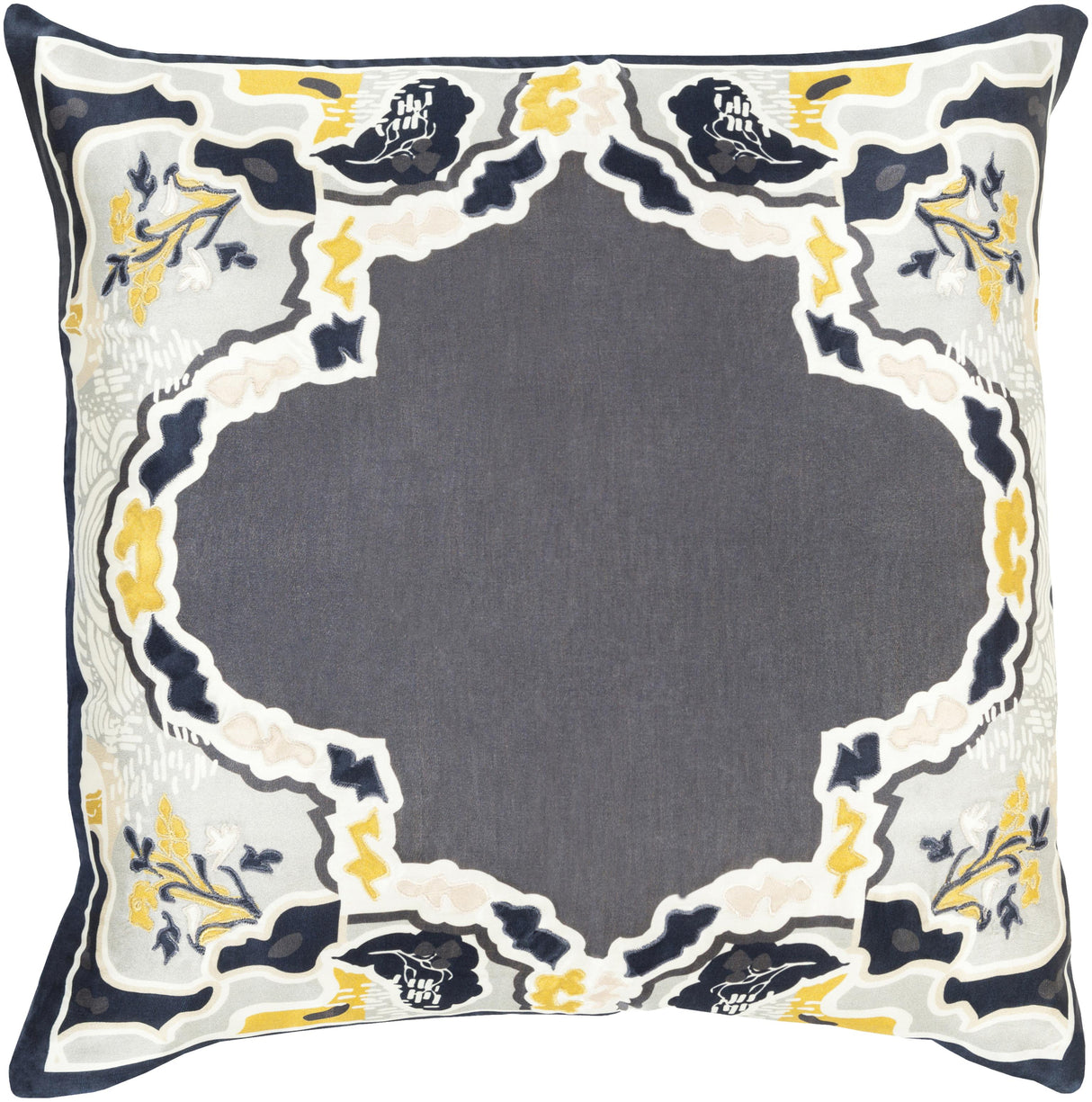 Surya Geisha GE-005 18"H x 18"W Pillow Cover