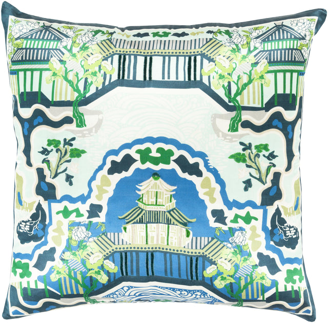 Surya Geisha GE-008 18"H x 18"W Pillow Cover