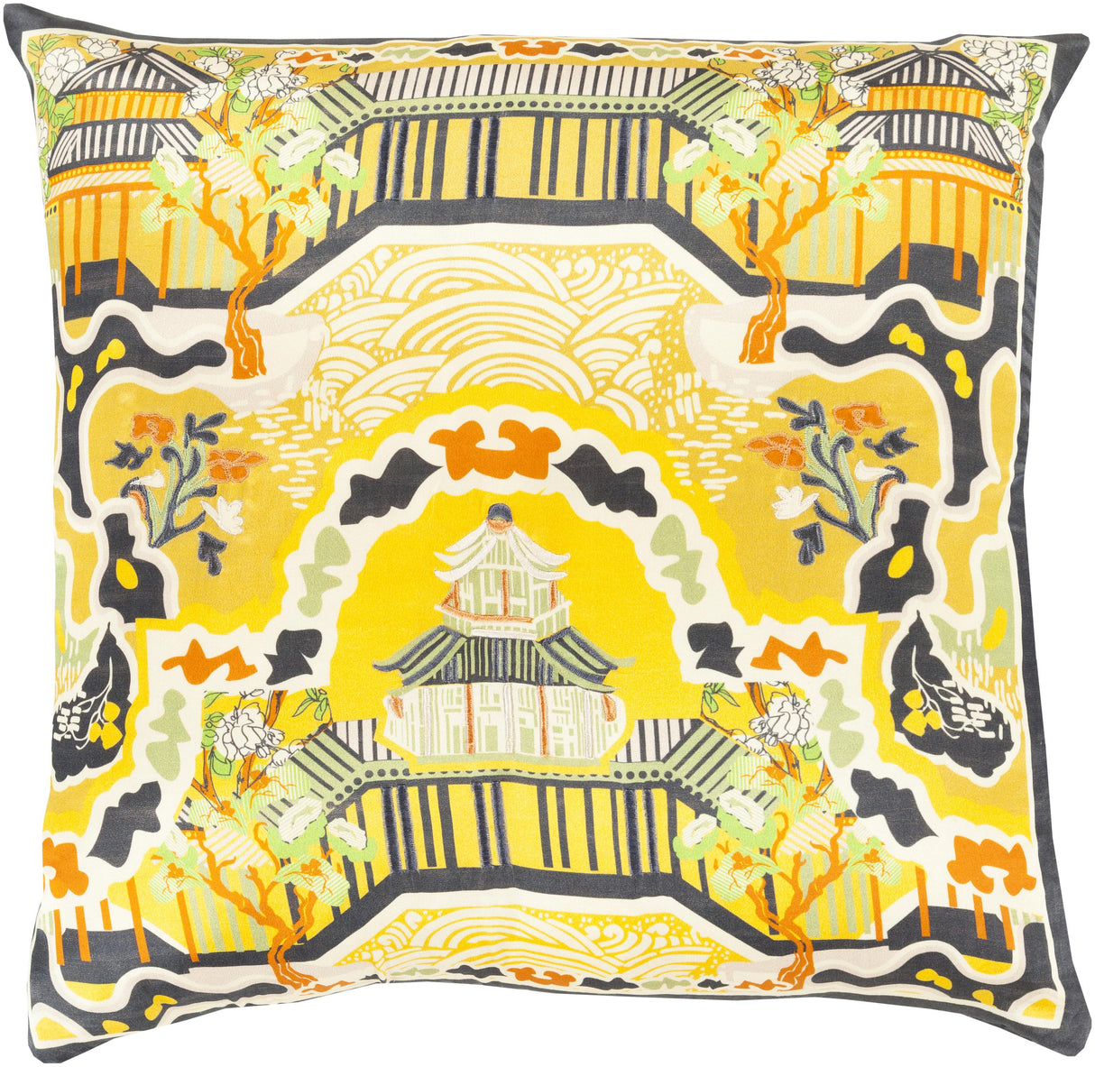 Surya Geisha GE-010 20"H x 20"W Pillow Cover