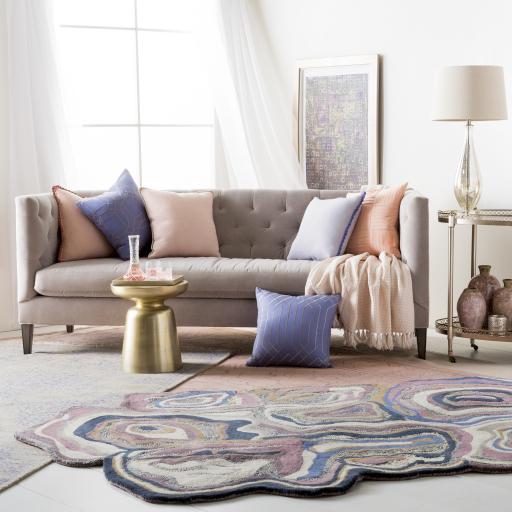 Surya Gilmore GL-003 Dusty Pink 20"H x 20"W Pillow Kit