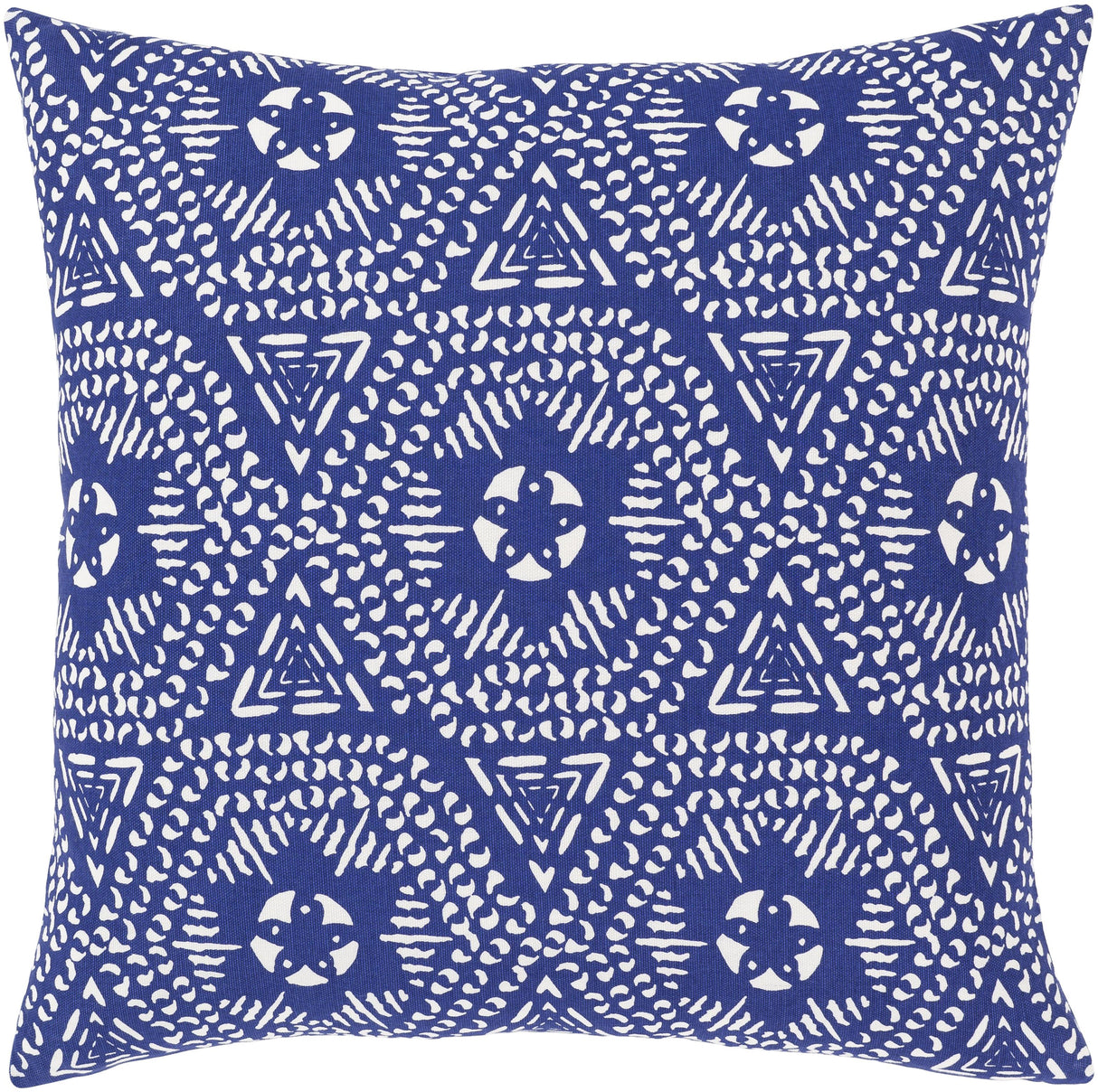Surya Global Blues GLB-001 18"H x 18"W Pillow Cover