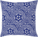 Surya Global Blues GLB-001 18"H x 18"W Pillow Cover